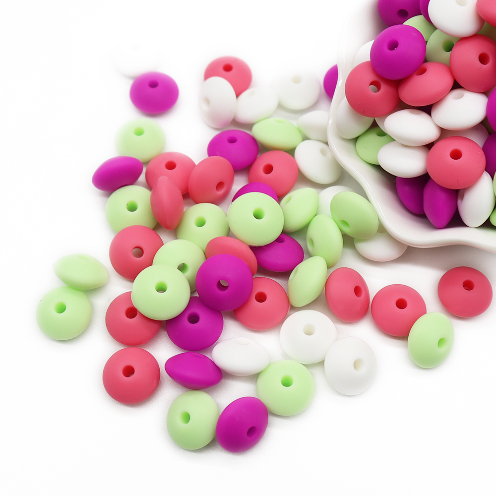 China Silicone Abacus Beads Silicone Teething Beads Wholesale Melikey