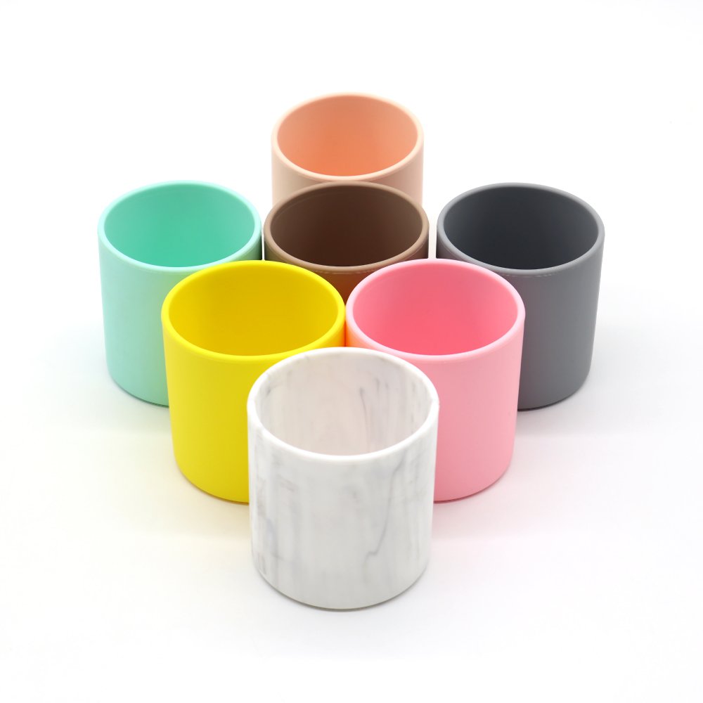 BPA Free, food grade silicone. Multi-colors, open design.