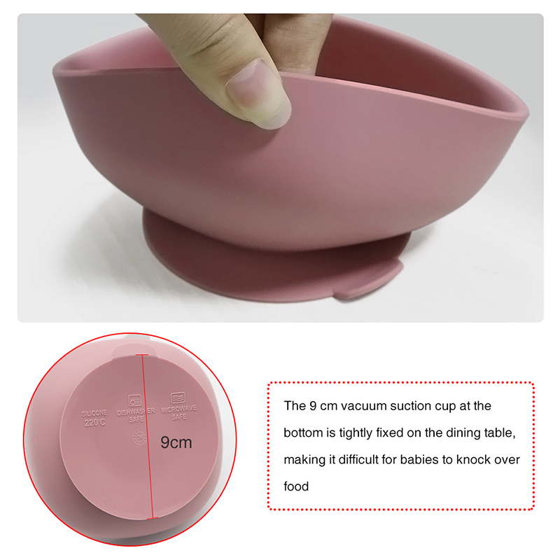 Food grade silicone, easy to clean. soft and safe dinnerware set.