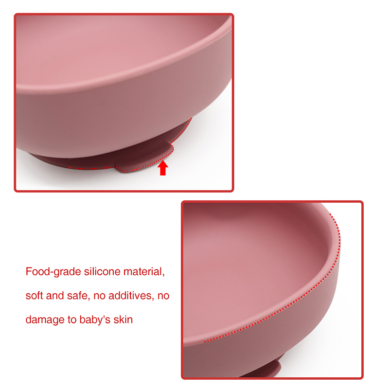 Food grade silicone, easy to clean. soft and safe dinnerware set.