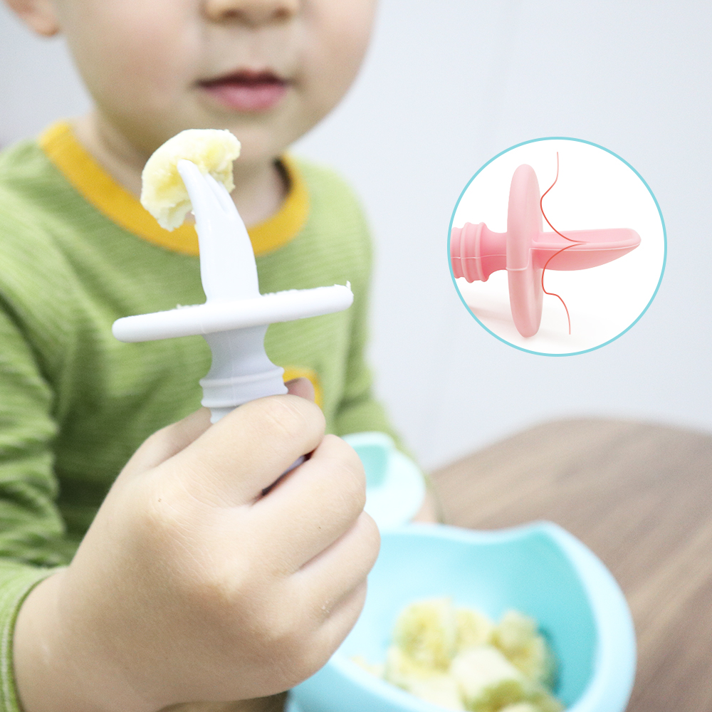 Bulk-buy BPA Free Color Changing Babyske Silicone Baby Spoon for