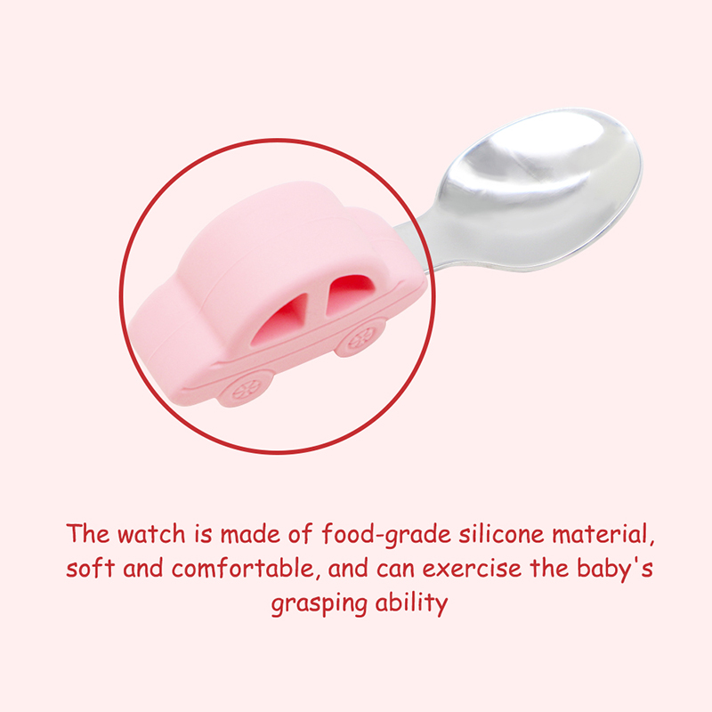 Soft Silicone Baby Feeding Spoon 