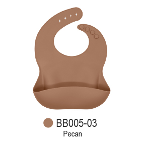 silicone bib with pocket