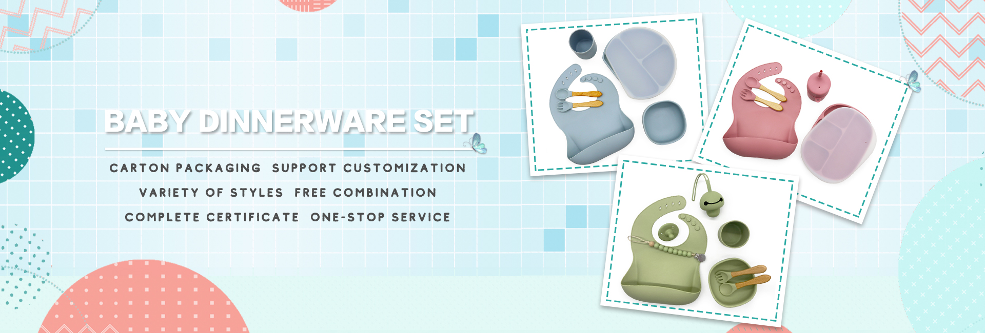 Silikon Puppelchen Dinterware Set
