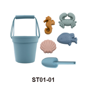 Silicone beach toy set