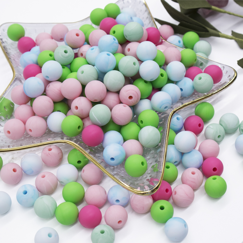 silicone chew beads