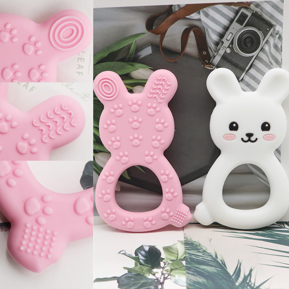 silicone bunny teether