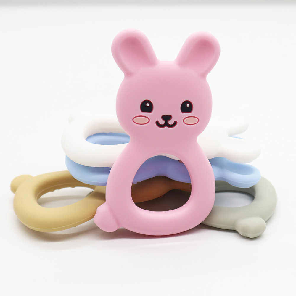 silicone bunny teether