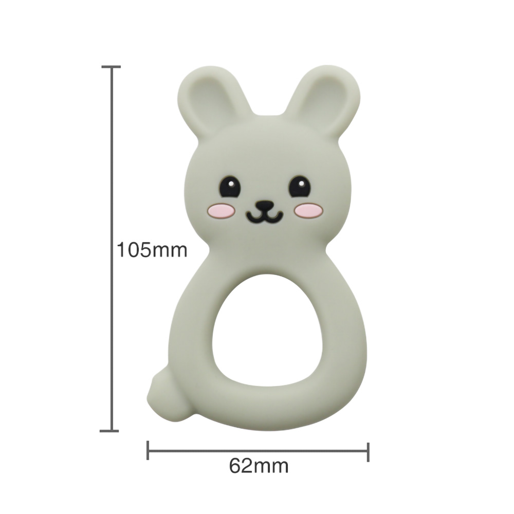 silicone bunny teether