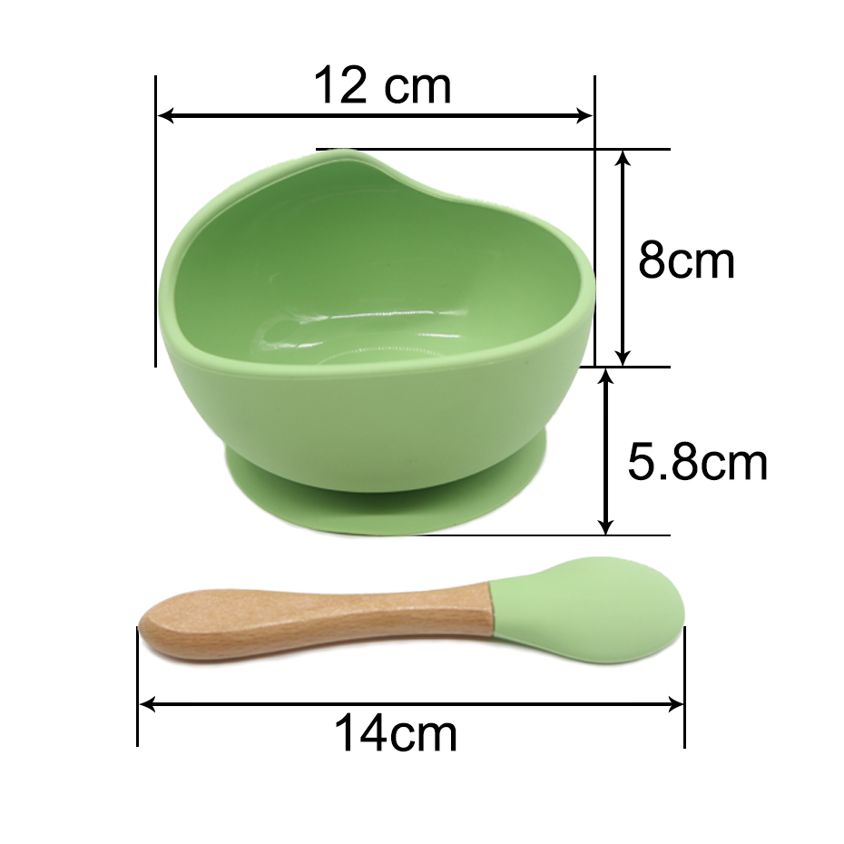 Silicone Bowl Uye Spoon Set
