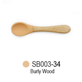 wooden feeding spoon