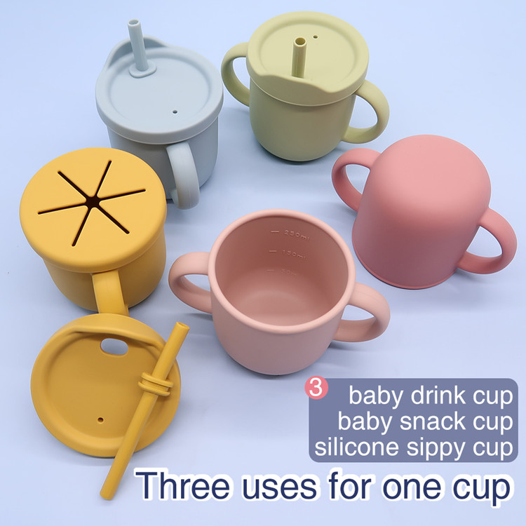 China Silicone Baby Cup Training Sippy Infant Eco Friendly l