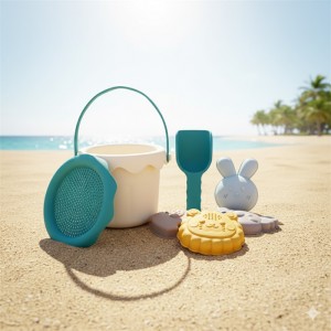 Durable silicone beach bucket