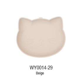 Plat d'alimentació de silicona fàcil de netejar per a nadons