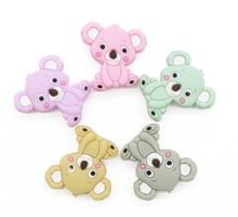 Koala Head Beads silicone beads-