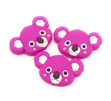 Koala Head Beads silicone beads