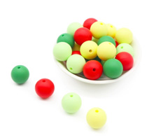Round 12mm silicone beads