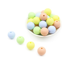 Round 20mm silicone beads