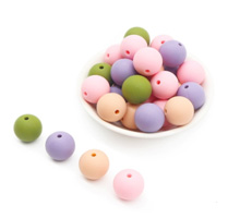 Round 9mm silicone beads