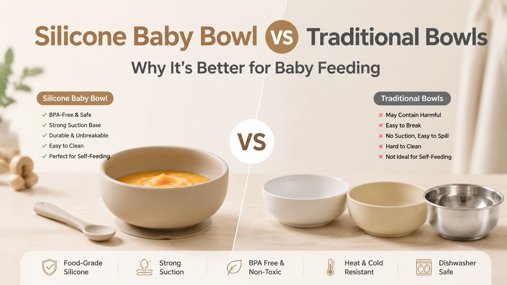 https://www.silicone-wholesale.com/news/silicone-baby-bowl-vs-traditional-bowls/