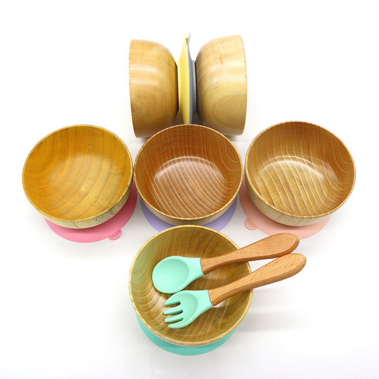 https://www.silicone-wholesale.com/baby-feeding-bowl-and-spoon-set-wood-bowl-with-spill-proof-l-melikey.html