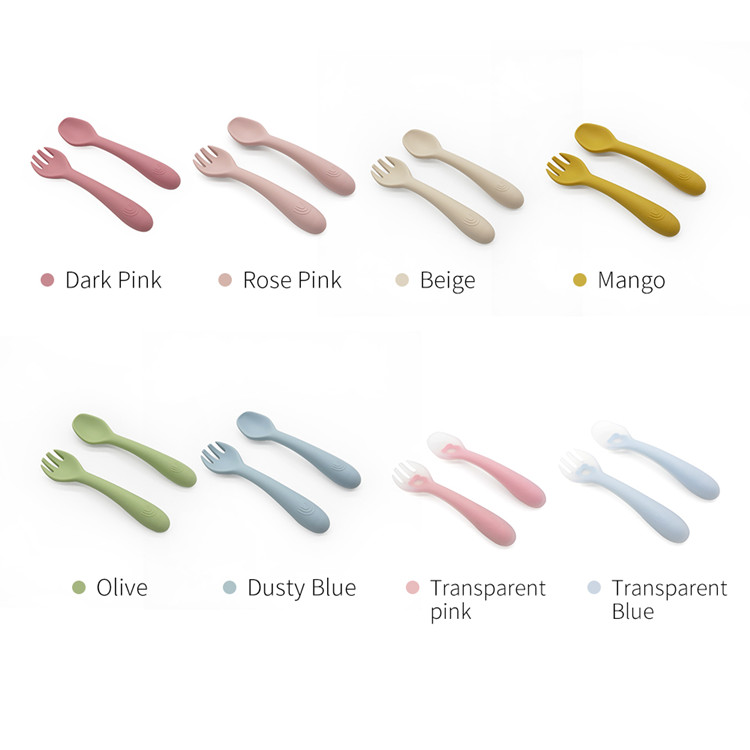China Silicone Baby Spoon And Fork Manufacturer l Melikey factory and  suppliers