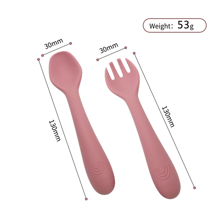 China Silicone Baby Spoon And Fork Manufacturer l Melikey factory and  suppliers