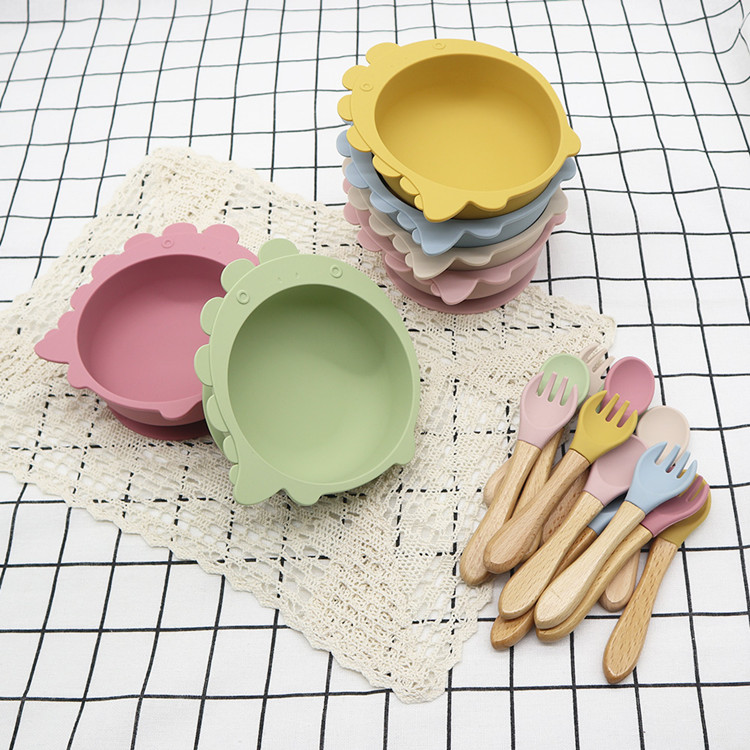 Silicone plates and shop bowls
