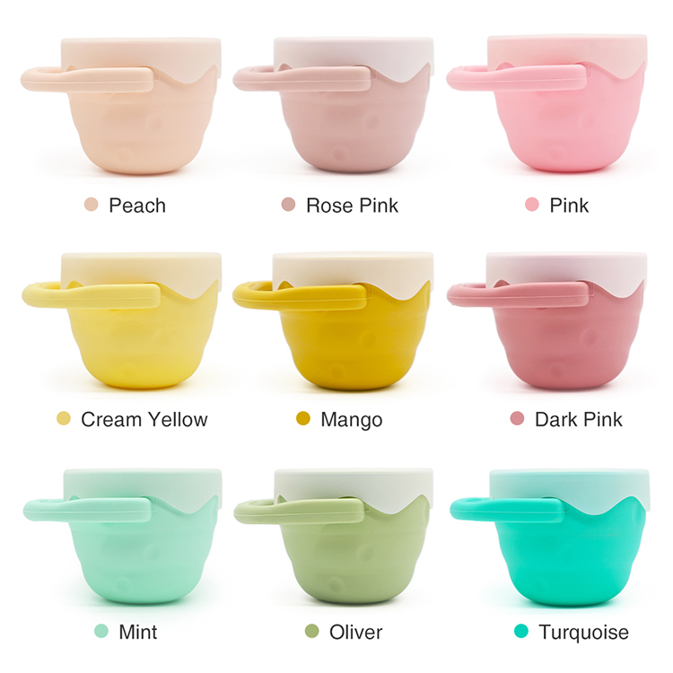 China Silicone Snack Cup Baby Collapsible Wholesale Factory l