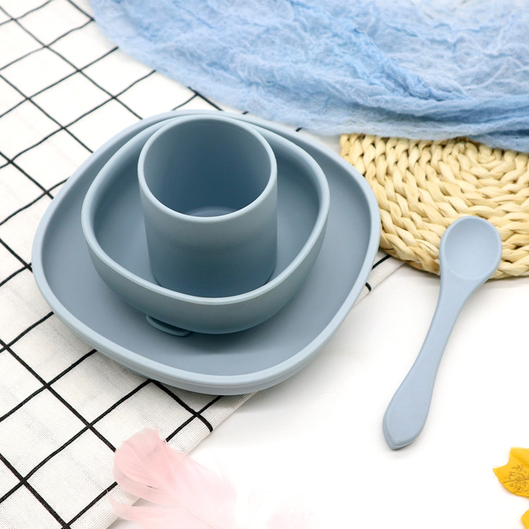 China Baby Feeding Set Silicone Tableware Wholesale l Melikey factory and  suppliers