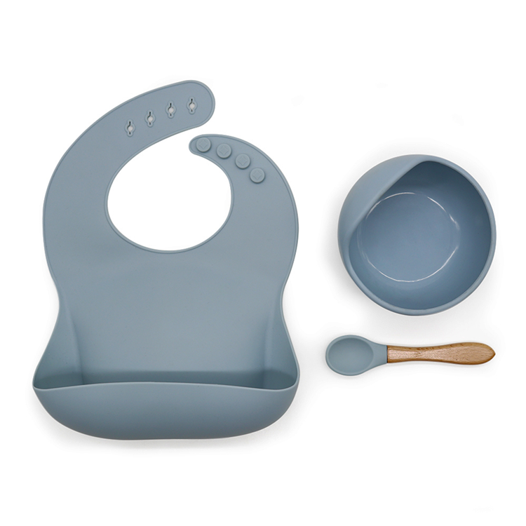 Chine Bavoir en silicone pour bébé et bol d'alimentation pour tout-petits  OEM personnalisé l Usine et fournisseurs de Melikey