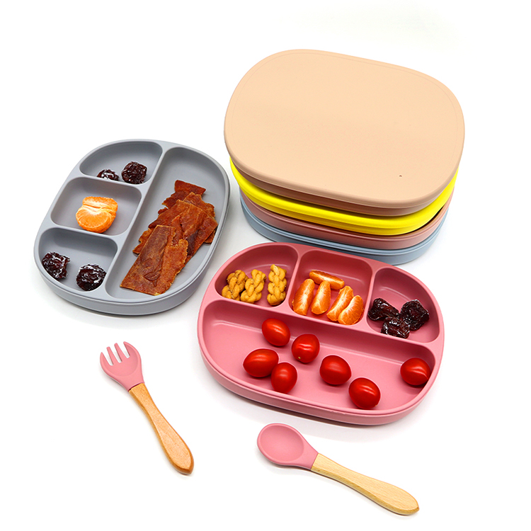 Silicone kids plates hotsell