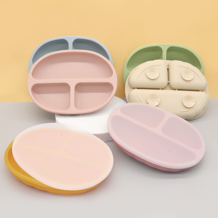 Wholesale 100% Silicone Suction Plates for Babies & Toddlers