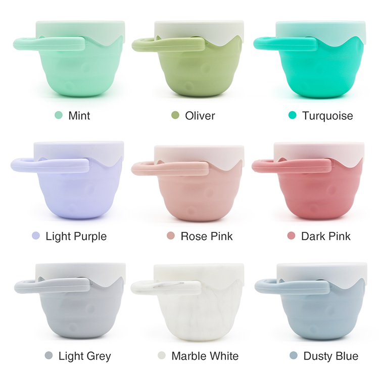 China Silicone Snack Cup Baby Collapsible Wholesale Factory l