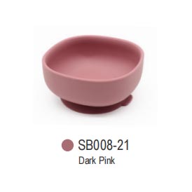 silicone suction baby bowl and lid