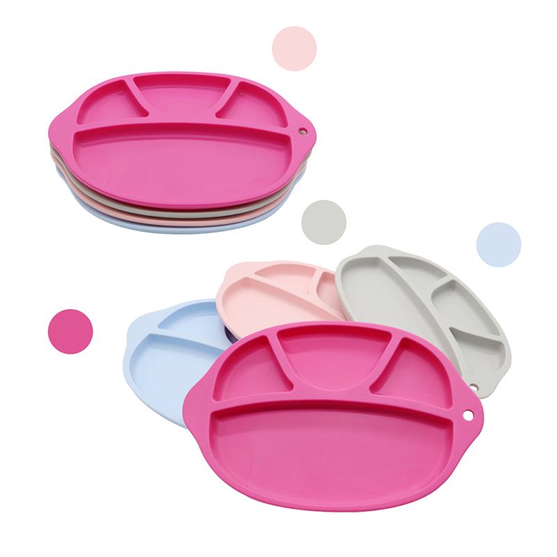 silicone baby plate